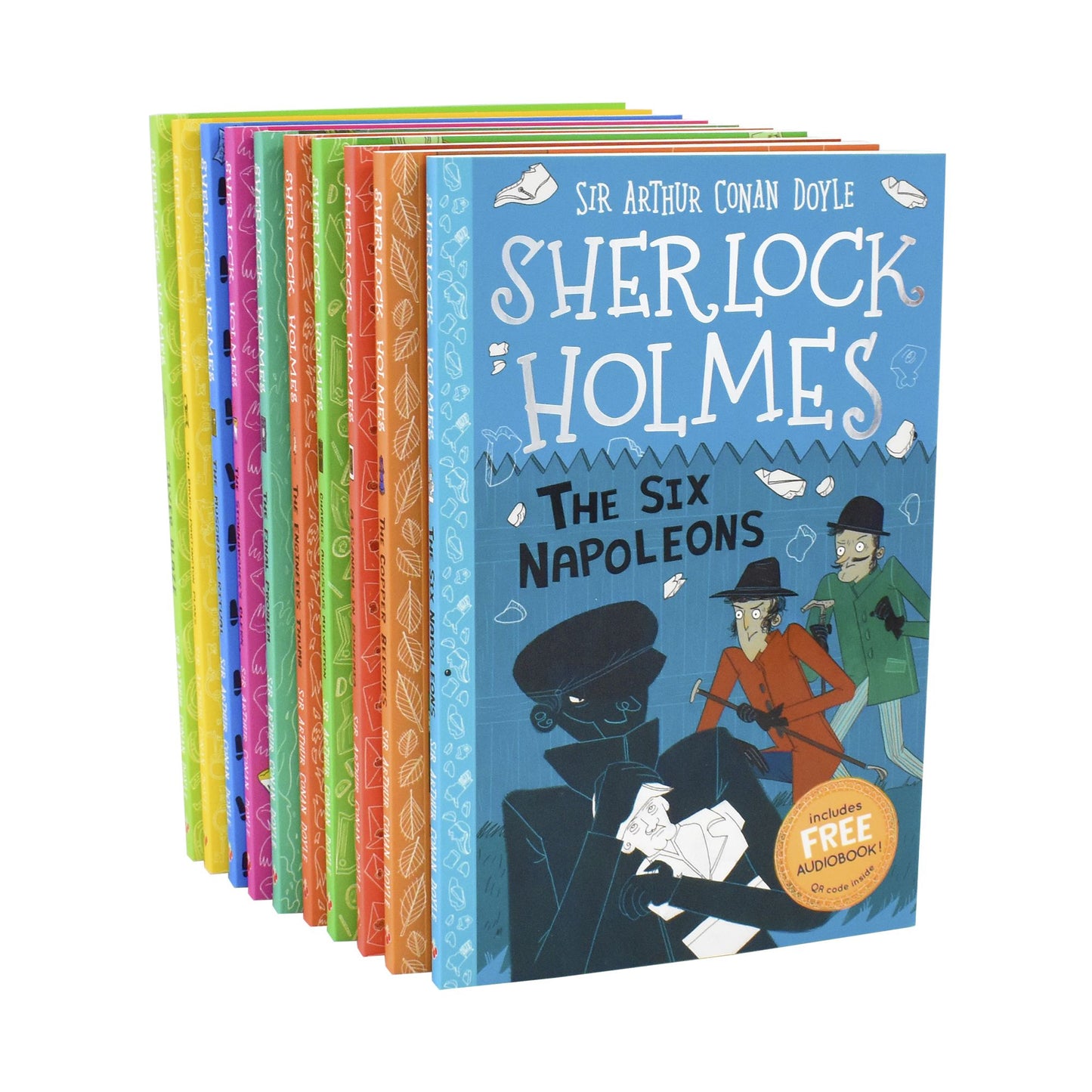 Sherlock Holmes Children's Collection 20 Books (Series 1 & 2) by Sir Arthur Conan Doyle - Ages 7-9 - Paperback