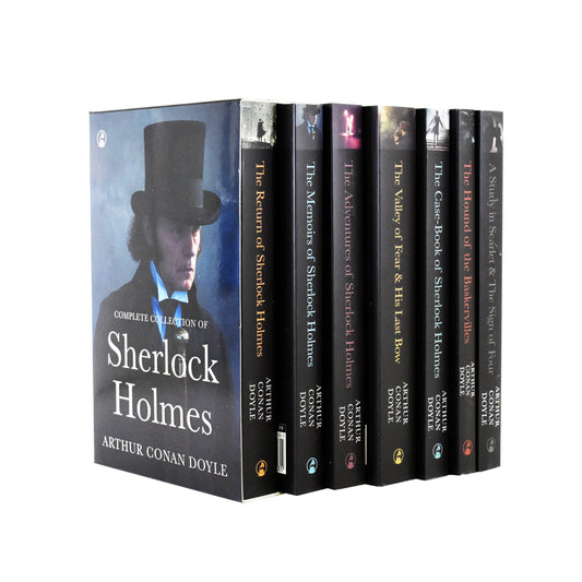 Complete Collection of Sherlock Holmes by Arthur Conan Doyle 7 Books Box Set - Fiction - Paperback