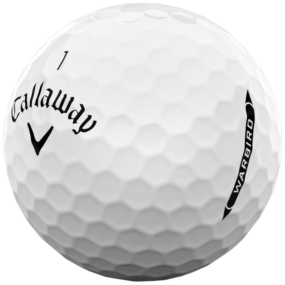 Warbird Distance+ Golf Balls: Enhanced Speed, High Launch, 12-Pack White