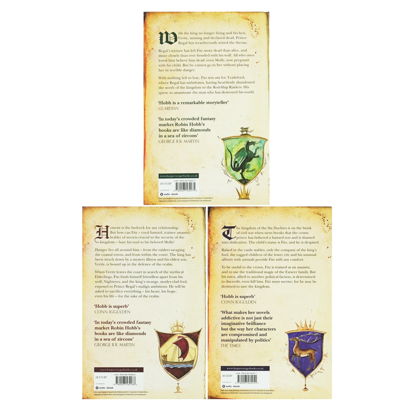 Farseer Trilogy by Robin Hobb 3 Books Collection Set - Fiction - Paperback