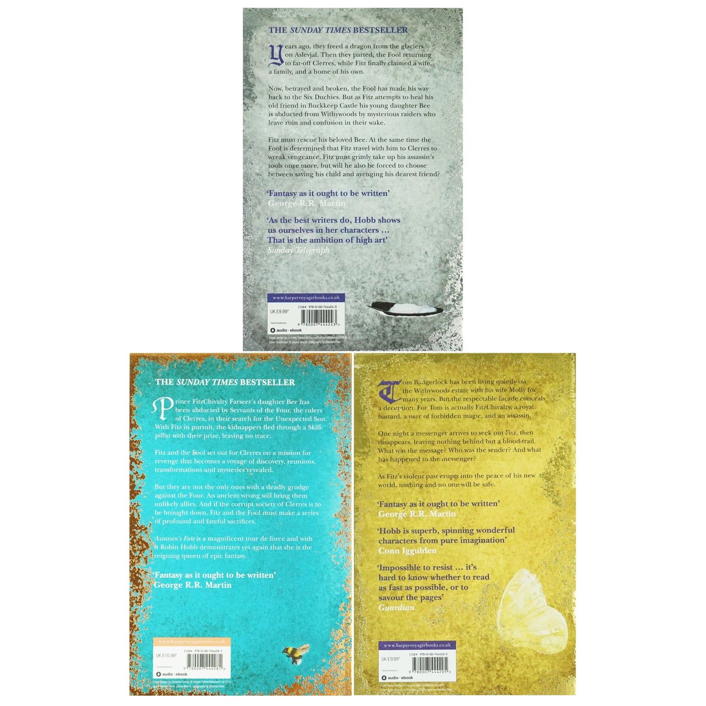 Fitz and the Fool Trilogy by Robin Hobb 3 Books Collection Set - Fiction - Paperback