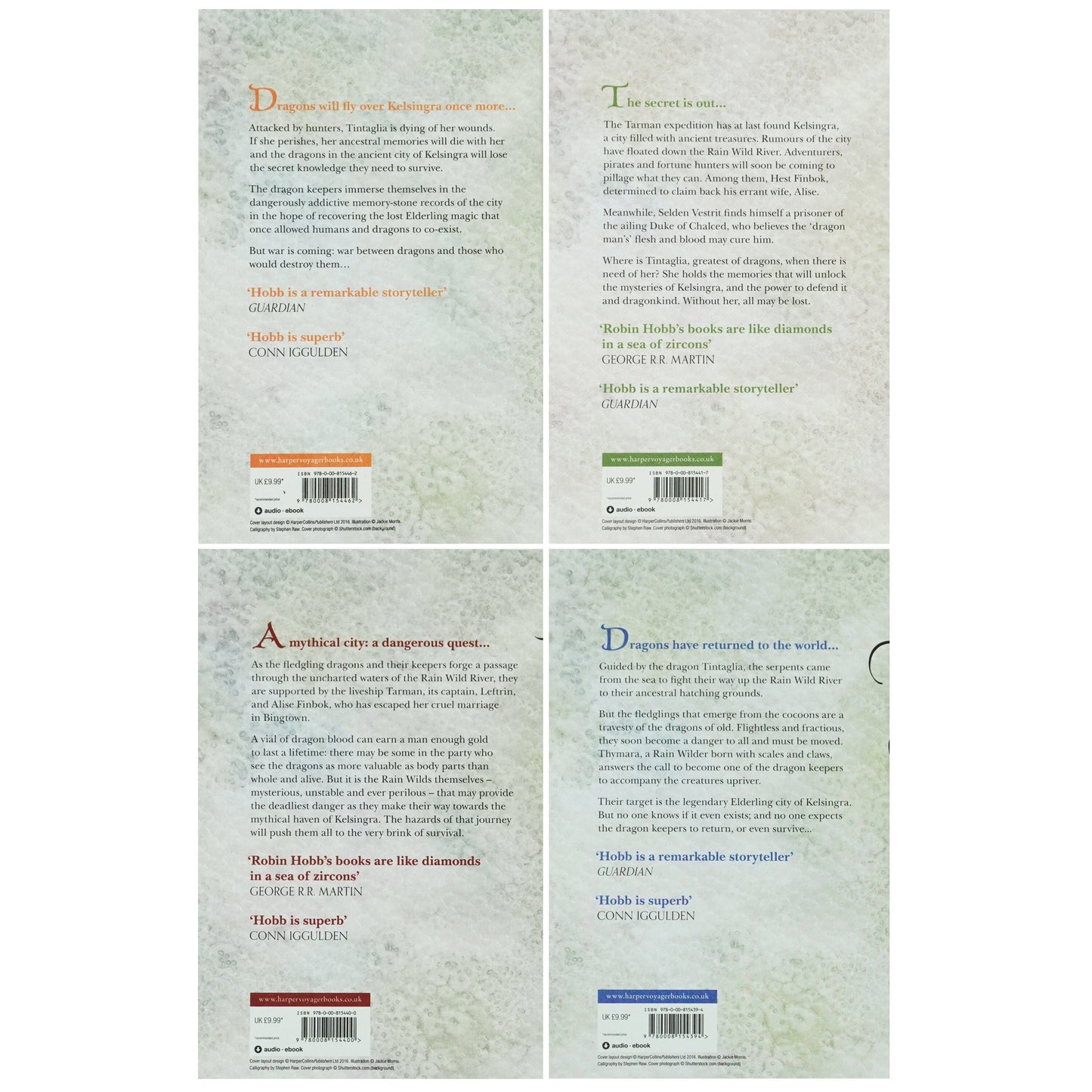 Rain Wild Chronicles by Robin Hobb 4 Books Collection Set - Fiction - Paperback