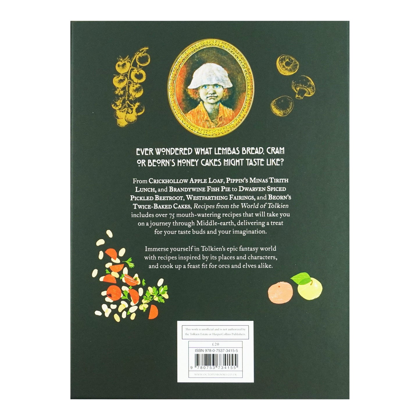 Recipes from the World of Tolkien by Robert Tuesley Anderson - Hardback