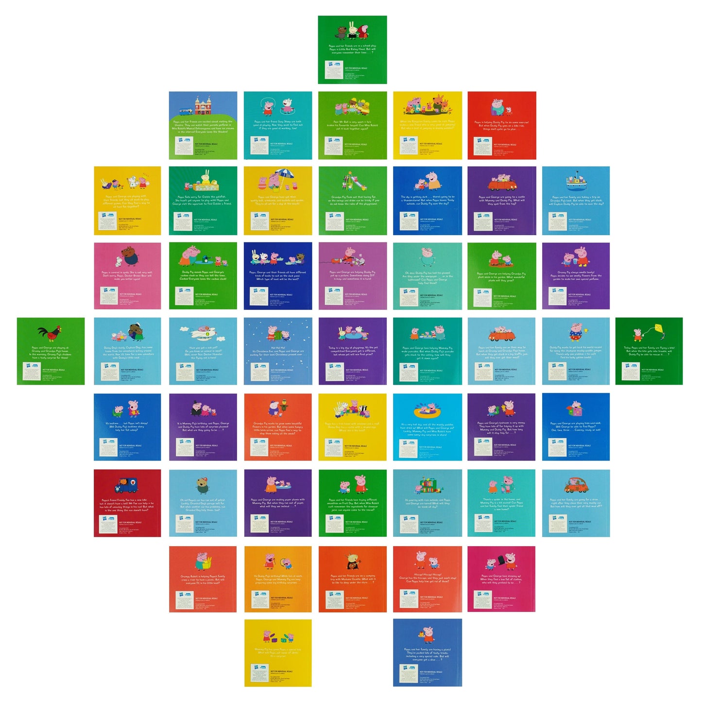 The Amazing Peppa Pig Collection 50 Books Box Set By Ladybird - Ages 3+ - Paperback