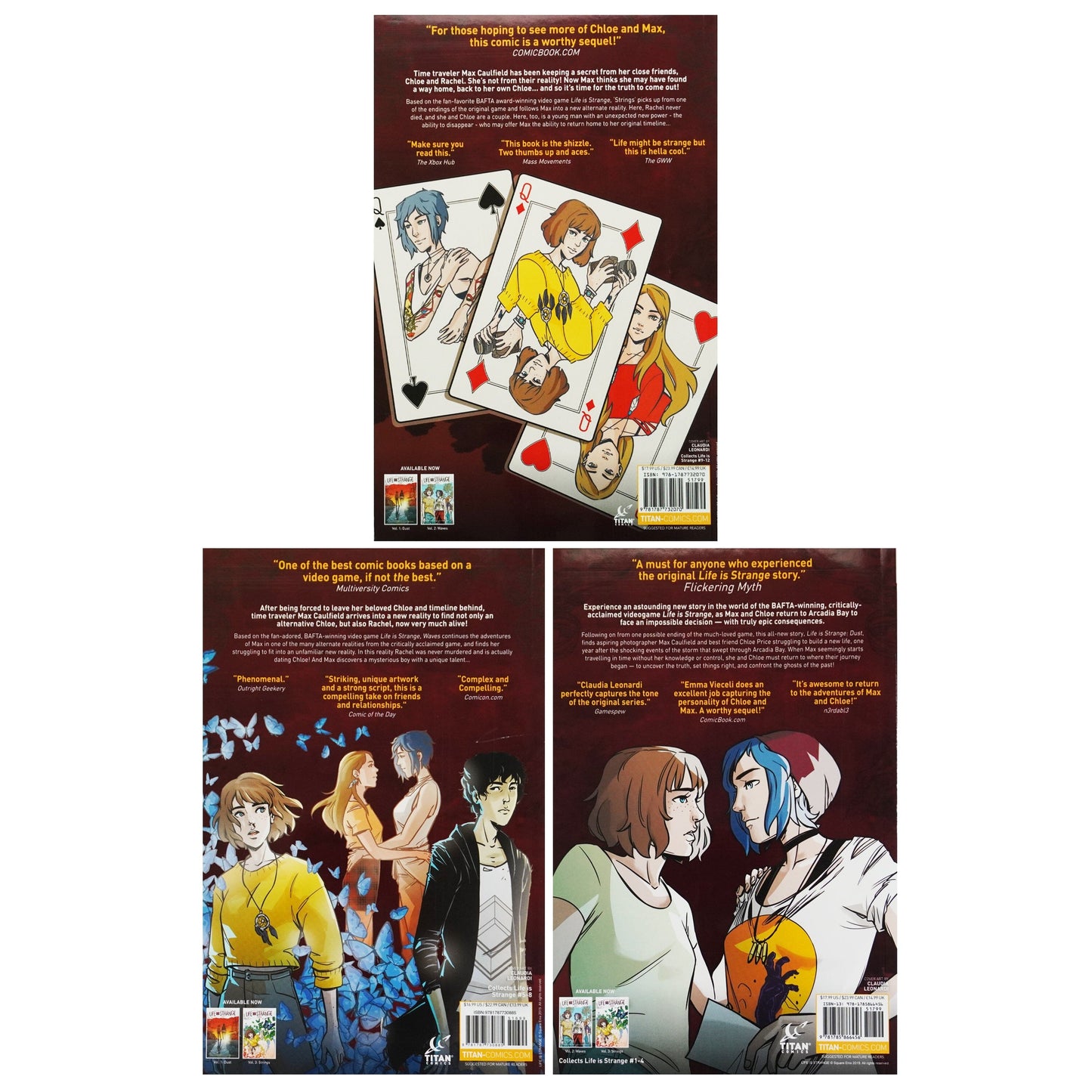 Life Is Strange Series by Emma Vieceli: 3 Books (1-3) Collection Box Set - Fiction - Paperback