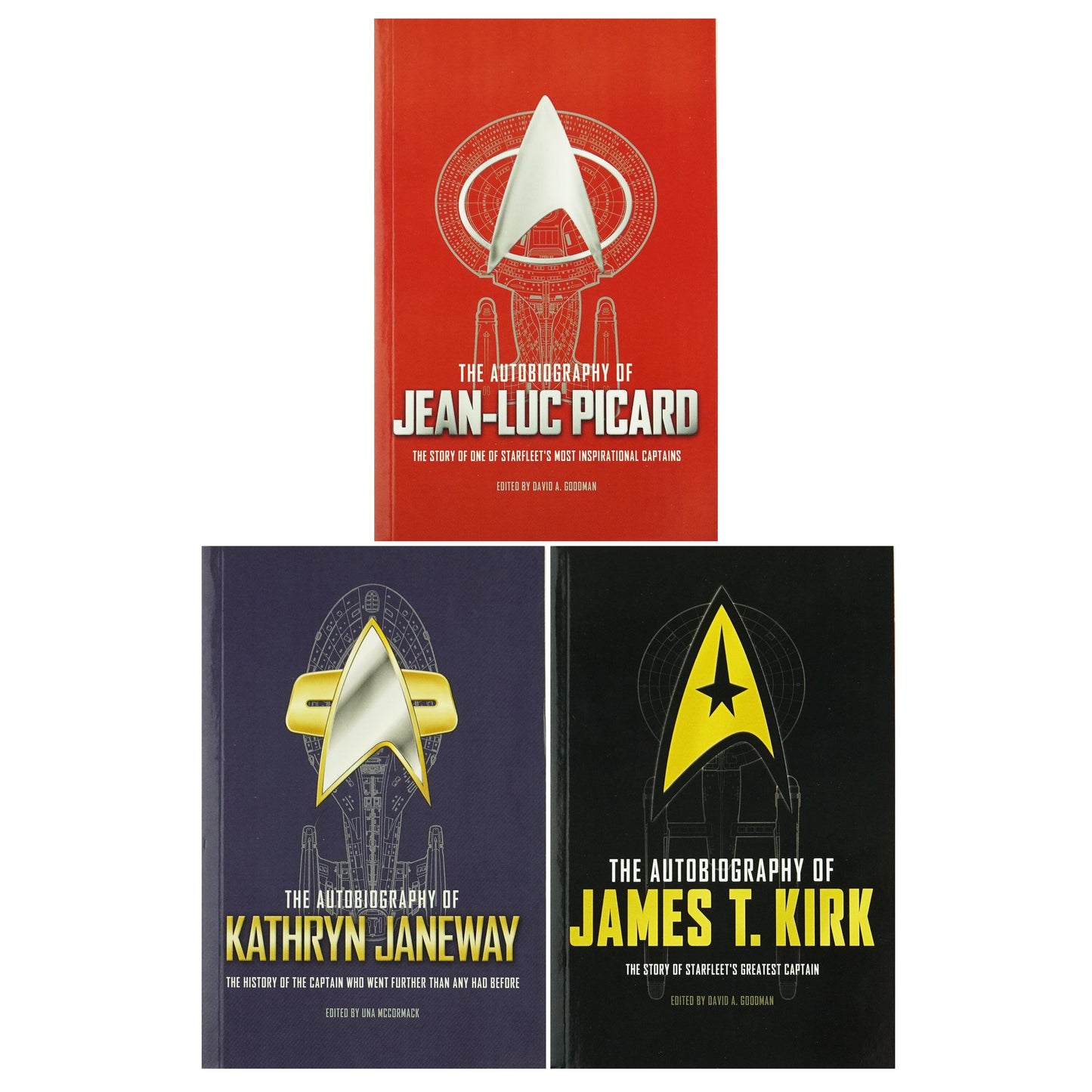 Star Trek Captains The Autobiographies: 3 Books Collection Box Set - Fiction - Paperback