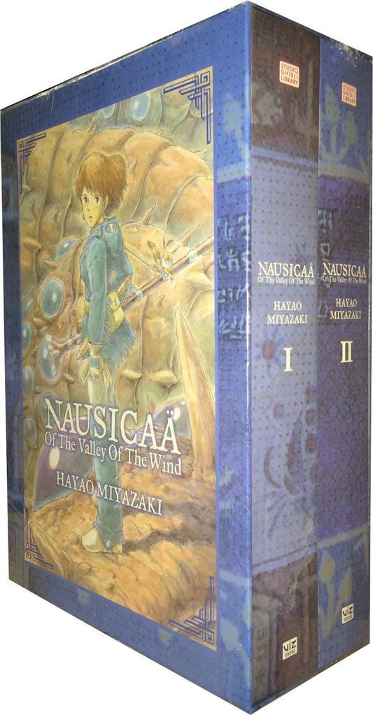 Nausicaa of the Valley of the Wind by Hayao Miyazaki 2 Books Box Set - Hardcover