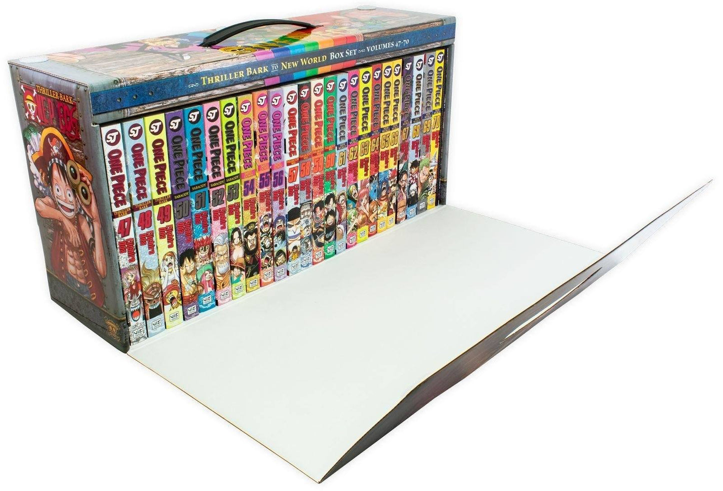 One Piece by Eiichiro Oda Box Set 3: Thriller Bark to New World Vol. 47-70 23 Books - Ages 14+ - Paperback