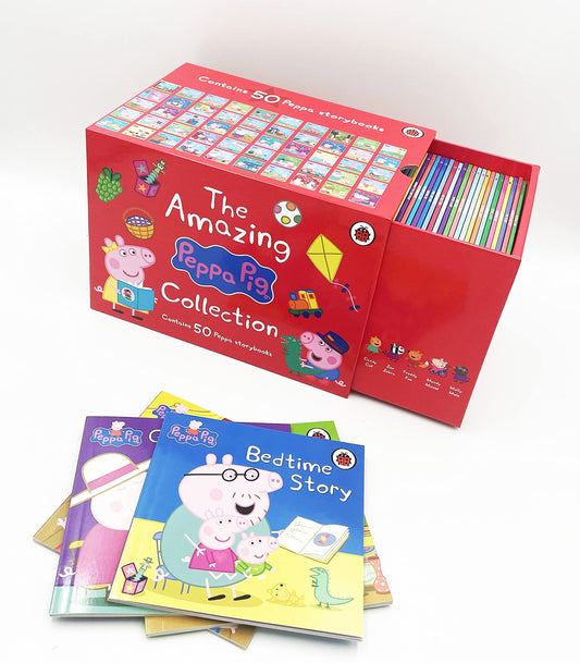 The Amazing Peppa Pig Collection 50 Books Box Set By Ladybird - Ages 3+ - Paperback