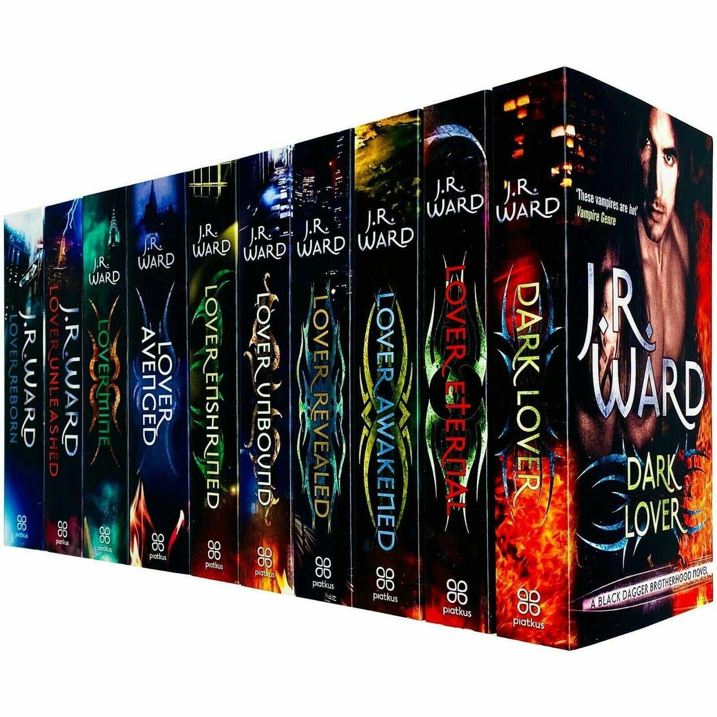 Black Dagger Brotherhood by J.R. Ward 10 Books Collection Set - Fiction - Paperback