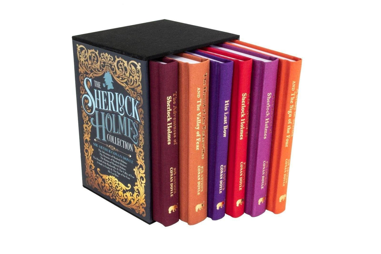 Sherlock Holmes Deluxe Collection by Sir Arthur Conan Doyle 6 Books Box Set - Mystery - Hardback