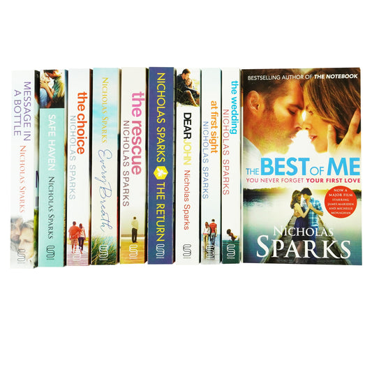 Nicholas Sparks 10 Books Collection Set - Fiction - Paperback