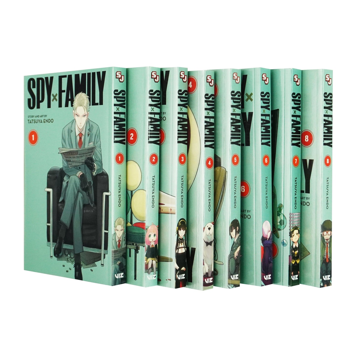 Spy x Family Series by Tatsuya Endo 8 Books Collection Set (Vol 1-8) - Ages 13+ - Paperback