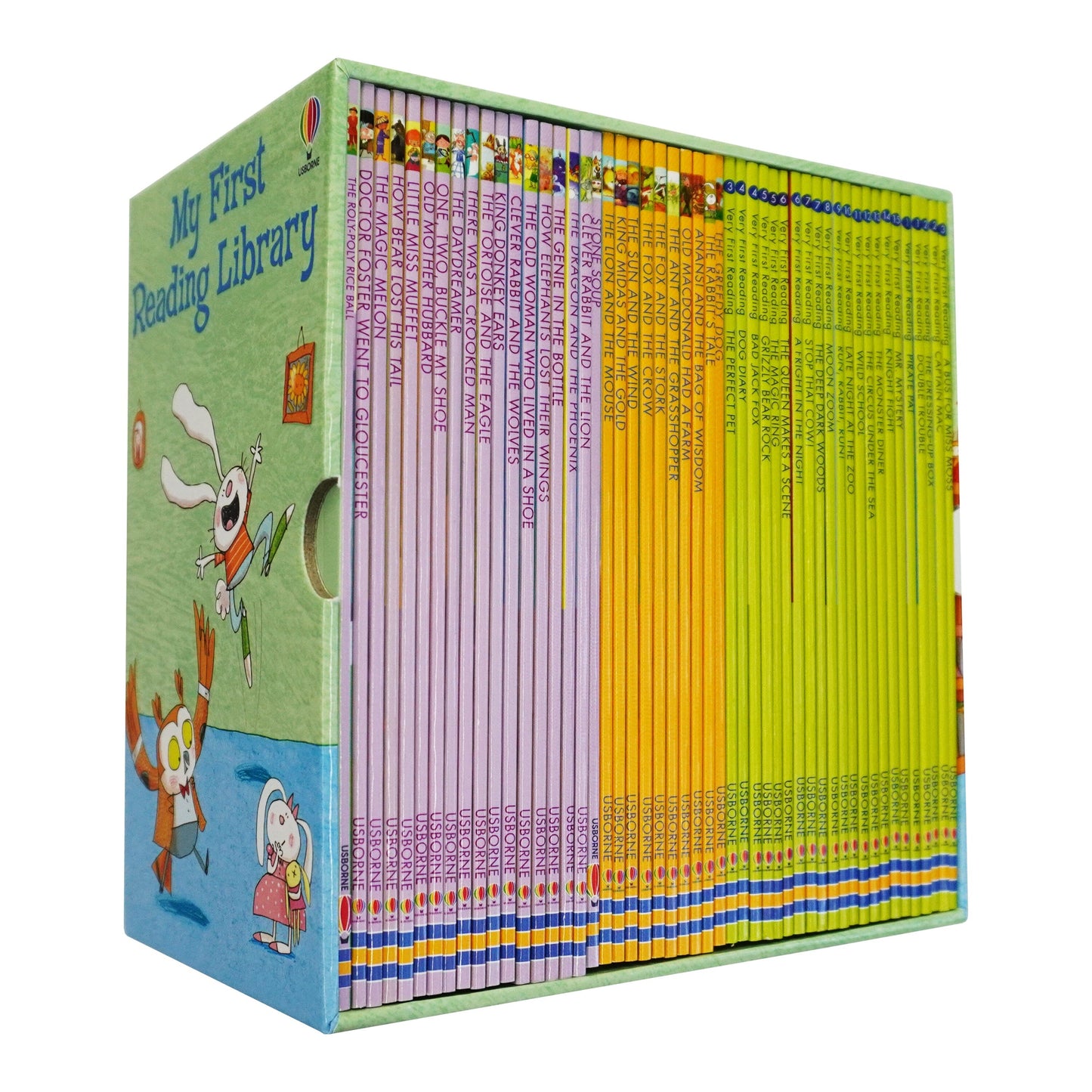My First Reading Library By Usborne 50 Books Collection Boxset- Ages 5-7 - Paperback