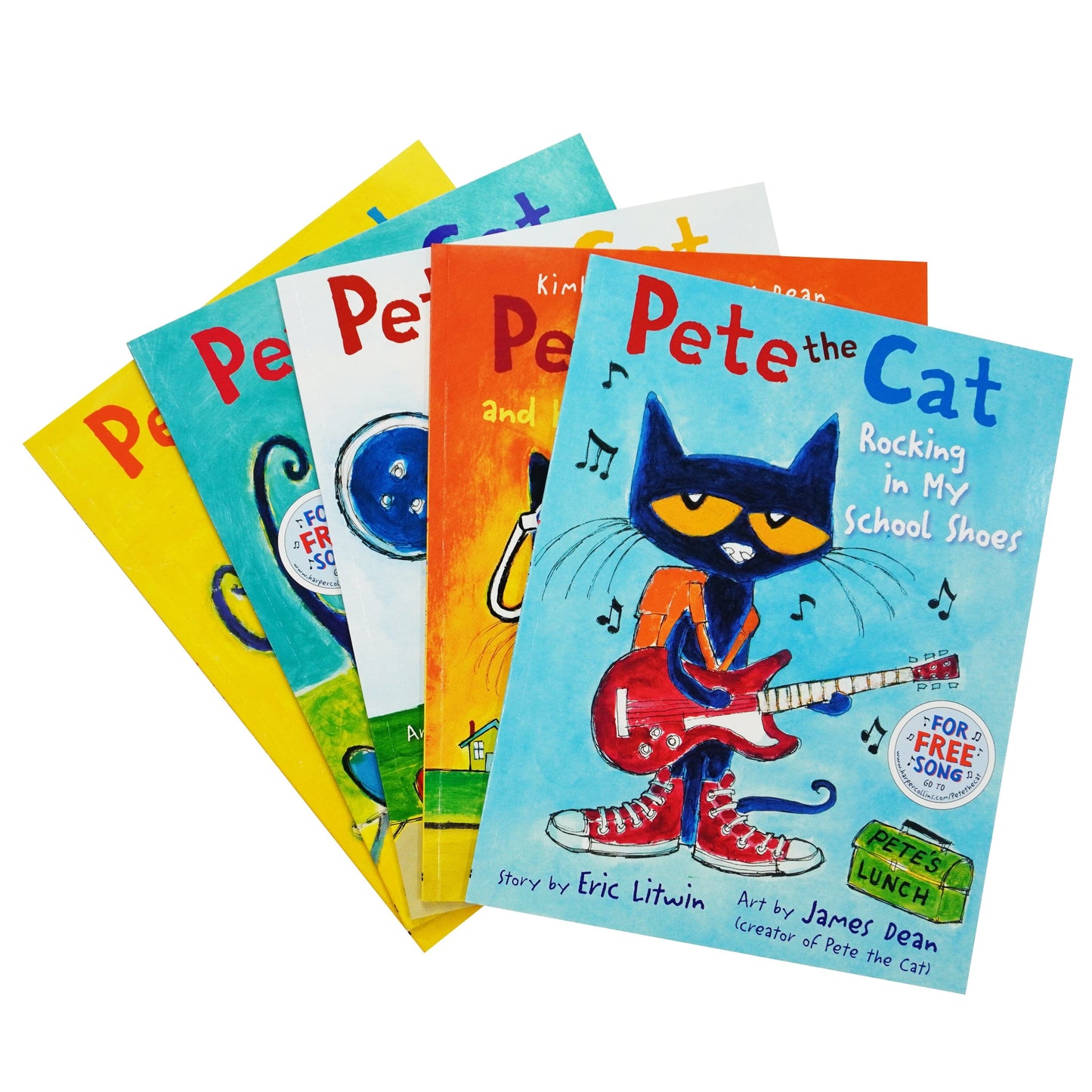 Pete the Cat Series By Eric Litwin, Kimberly Dean and James Dean 5 Books Collection Set - Ages 3-5 - Paperback