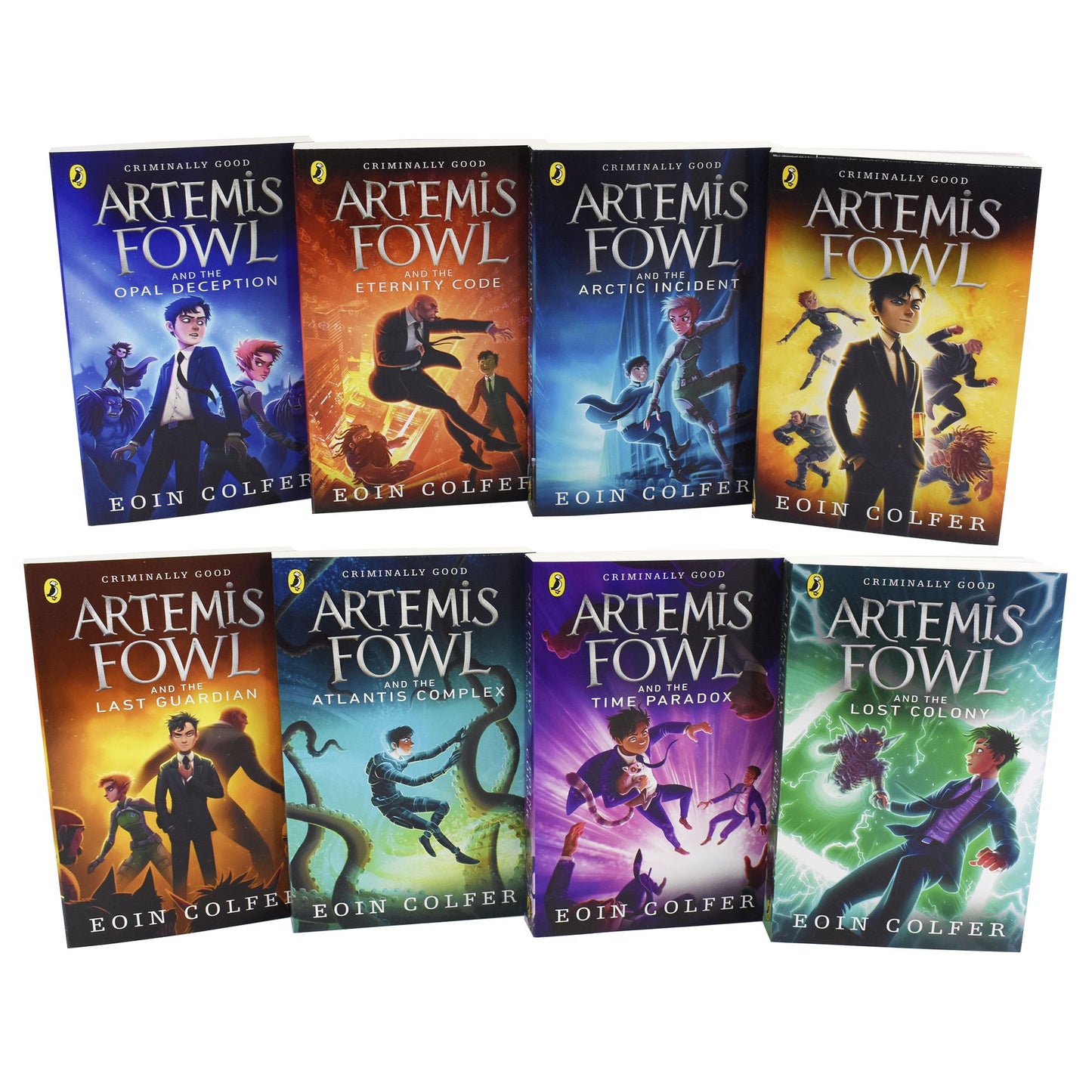 Artemis Fowl Series Complete Collection 8 Books Set By Eoin Colfer - Ages 9-16 - Paperback