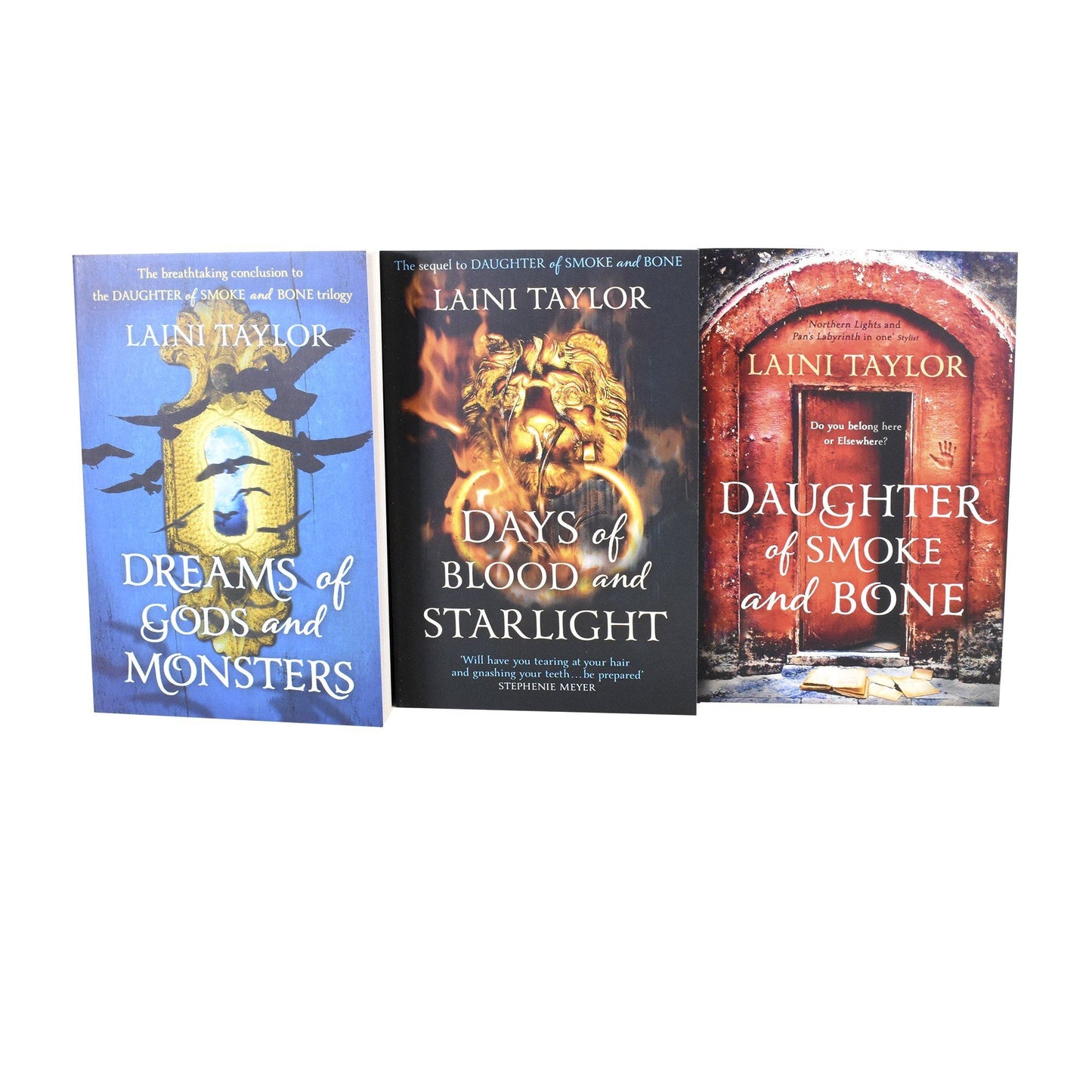 Daughter of Smoke and Bone 3 Books Trilogy By Laini Taylor - Ages 13+ - Paperback