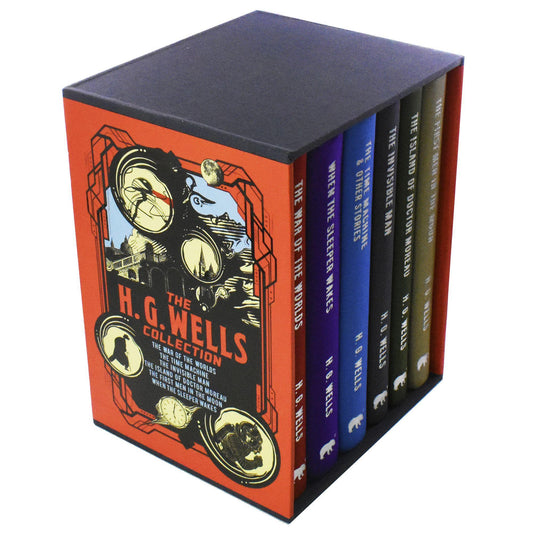 H. G. Wells 6 Books Box Set Collection By Herbert George  - Young Adult - Hardback