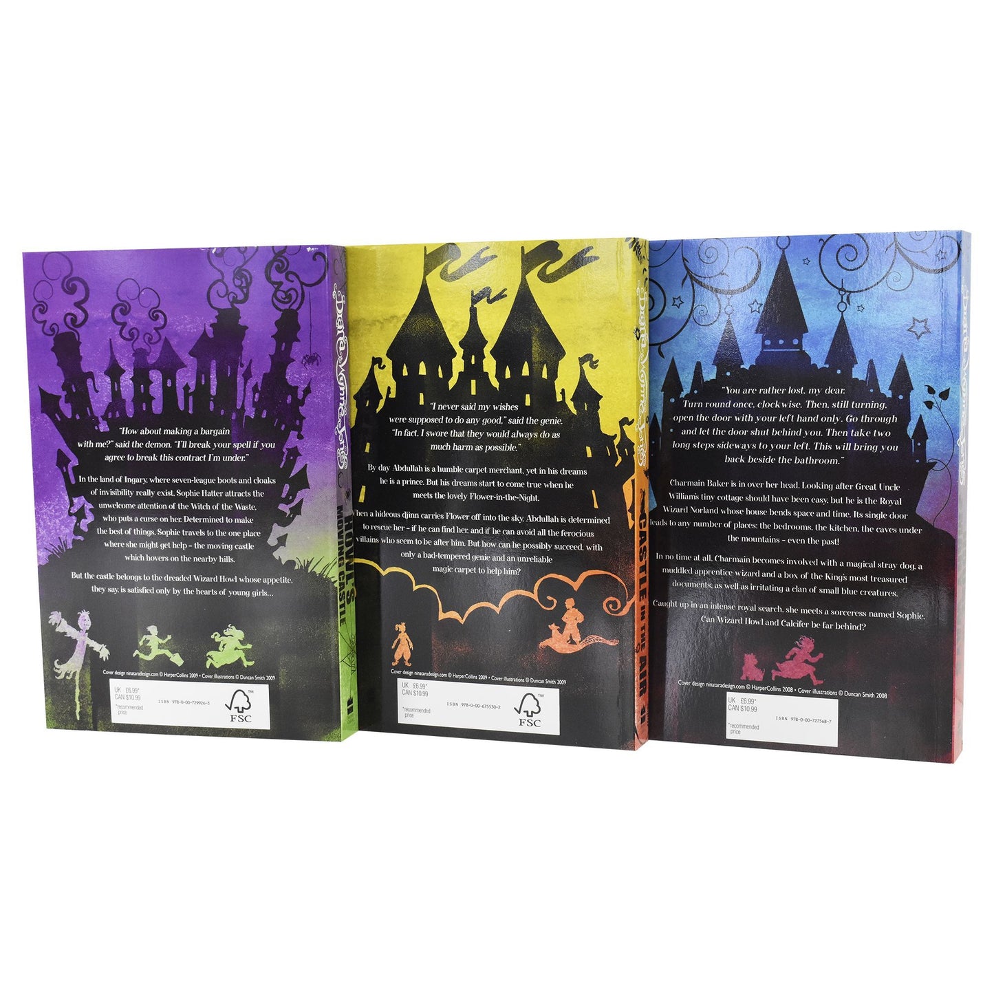 Howl's Moving Castle - Land of Ingary Trilogy by Diana Wynne Jones 3 Books Collection Set - Ages 9+ - Paperback