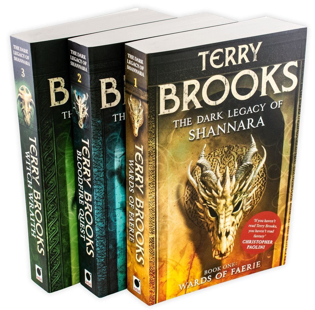 The Dark Legacy of Shannara Trilogy by Terry Brooks 3 Books Collection Set - Fiction - Paperback